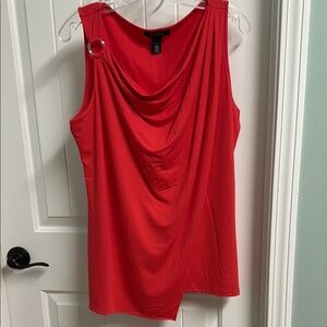 WHBM Asymmetrical tank. Dark pink. NWOT!